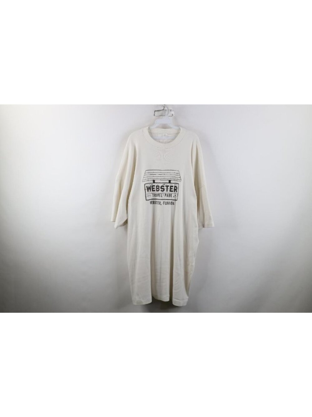 Vtg 80s 90s Mens Small Heavy Thermal Ribbed Knit Webster Night Sleep T-Shirt USA